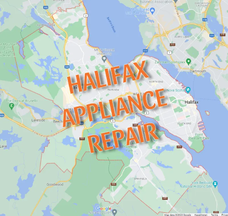 Halifax Appliance Repair Service Area
